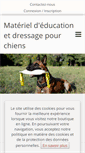 Mobile Screenshot of materiel-d-education-et-dressage-pour-chiens.com